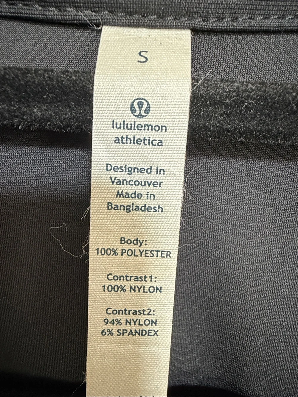 Lululemon Athletica men’s black runners jacket windbreaker with vents and hoodie